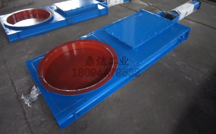 圆形气动快开插板门