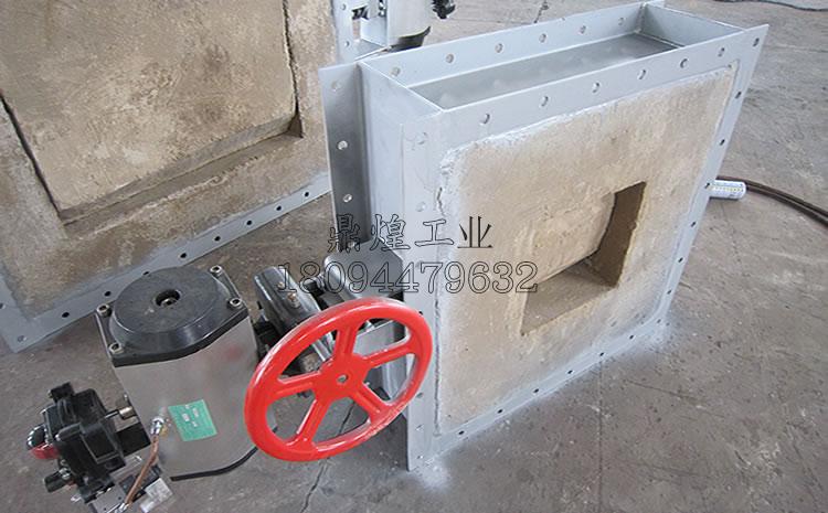 河南1200℃高温烟气挡板门