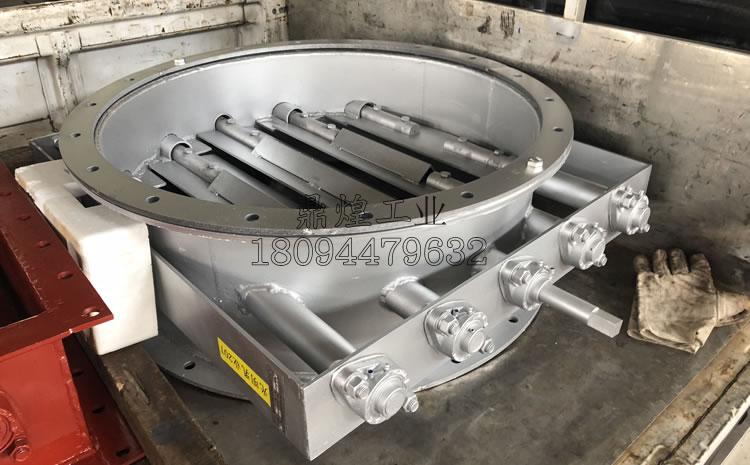 河南多叶片圆形挡板门