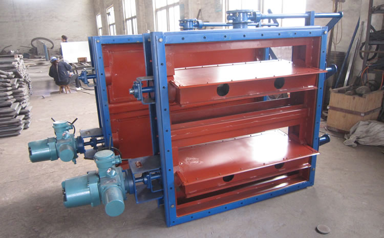 河南脱硫双层百叶窗挡板门