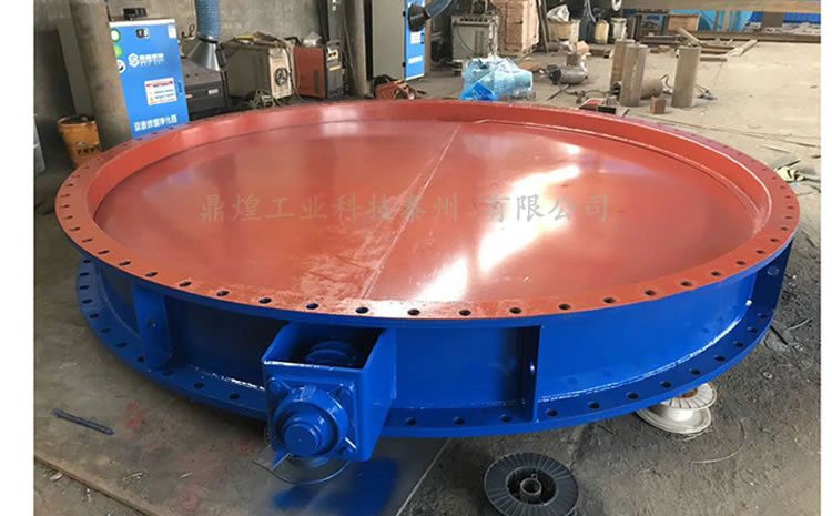 河南大口径烟囱圆形脱硫挡板门