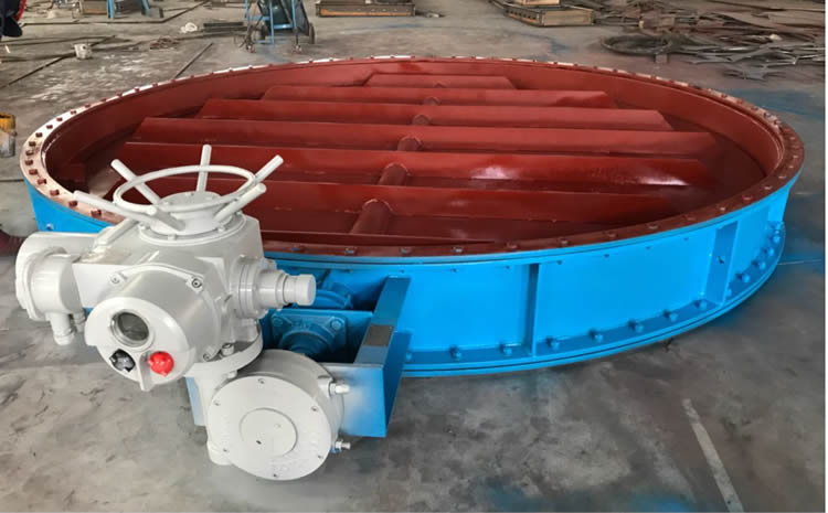 河南大口径煤粉烟道挡板门