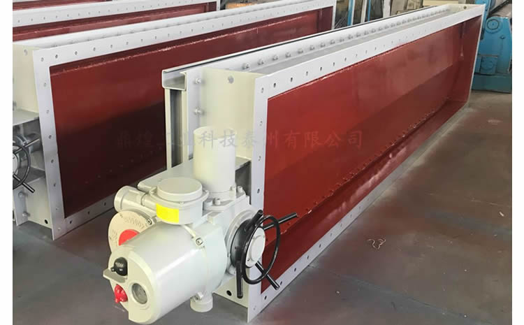 河南单轴电动煤粉挡板门